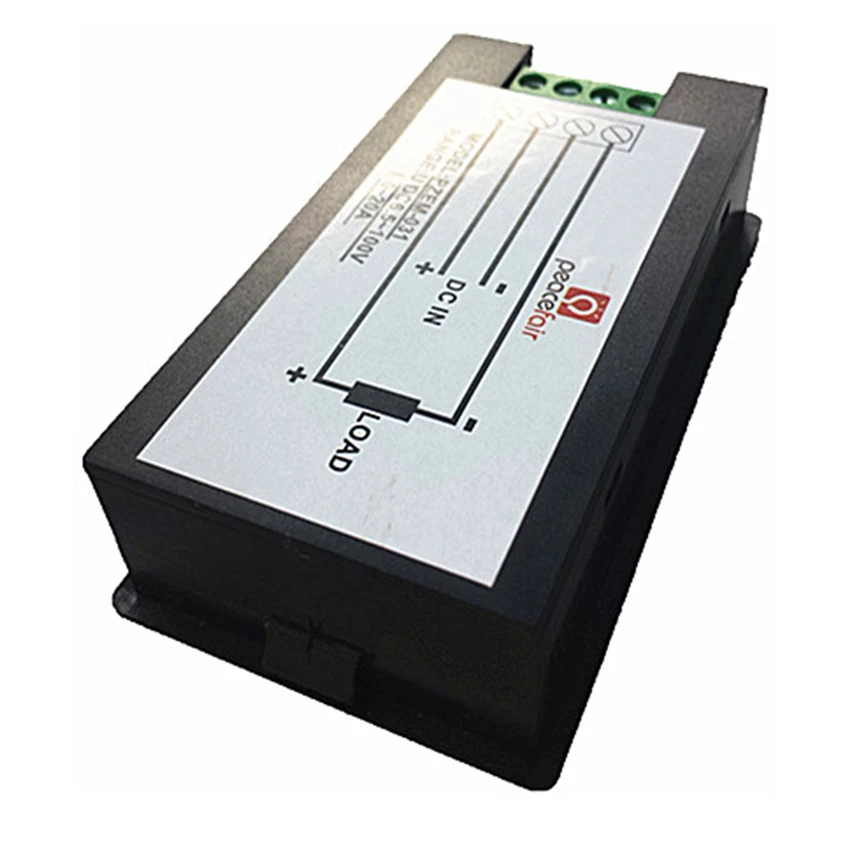 DC 6 5 100 V 20A 4 IN1 цифровой ЖК дисплей Экран Напряжение ток Мощность энергии
