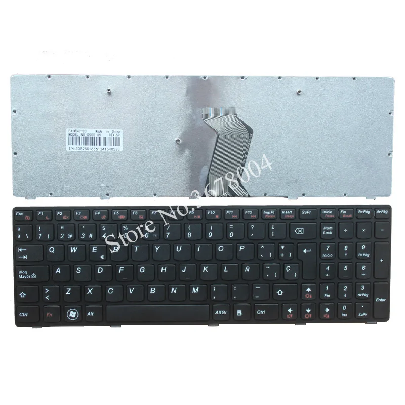 Новая испанская клавиатура для ноутбука Lenovo G500 G505 G500A G505A G510 G700 G700A G710 G710A G500AM G700AT SP