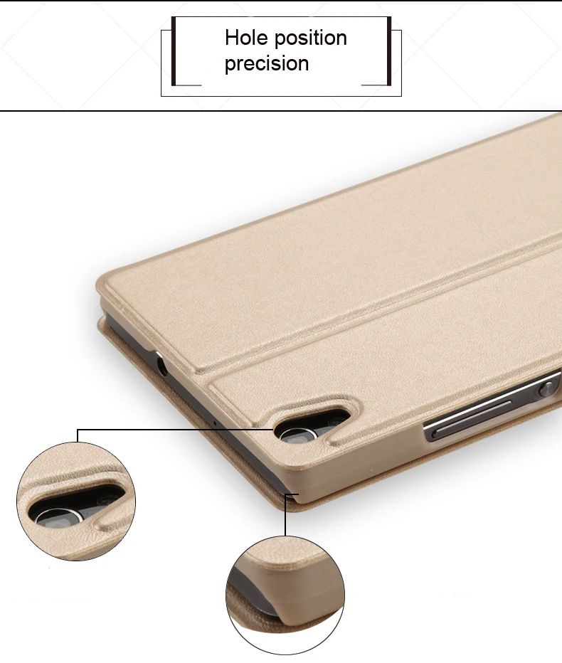Флип кейс из искусственной кожи с окошком для просмотра Huawei P7 P8 P9 Plus Honor 6 чехлы