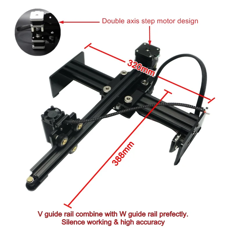 

LYbot-arm laser engraving machine label marking machine 3500mw 5000mw unique design silent working high accuracy