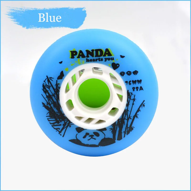 Ролики для роликовых коньков 88A 72 76 80 мм оригинальные ролики panda eye скольжение