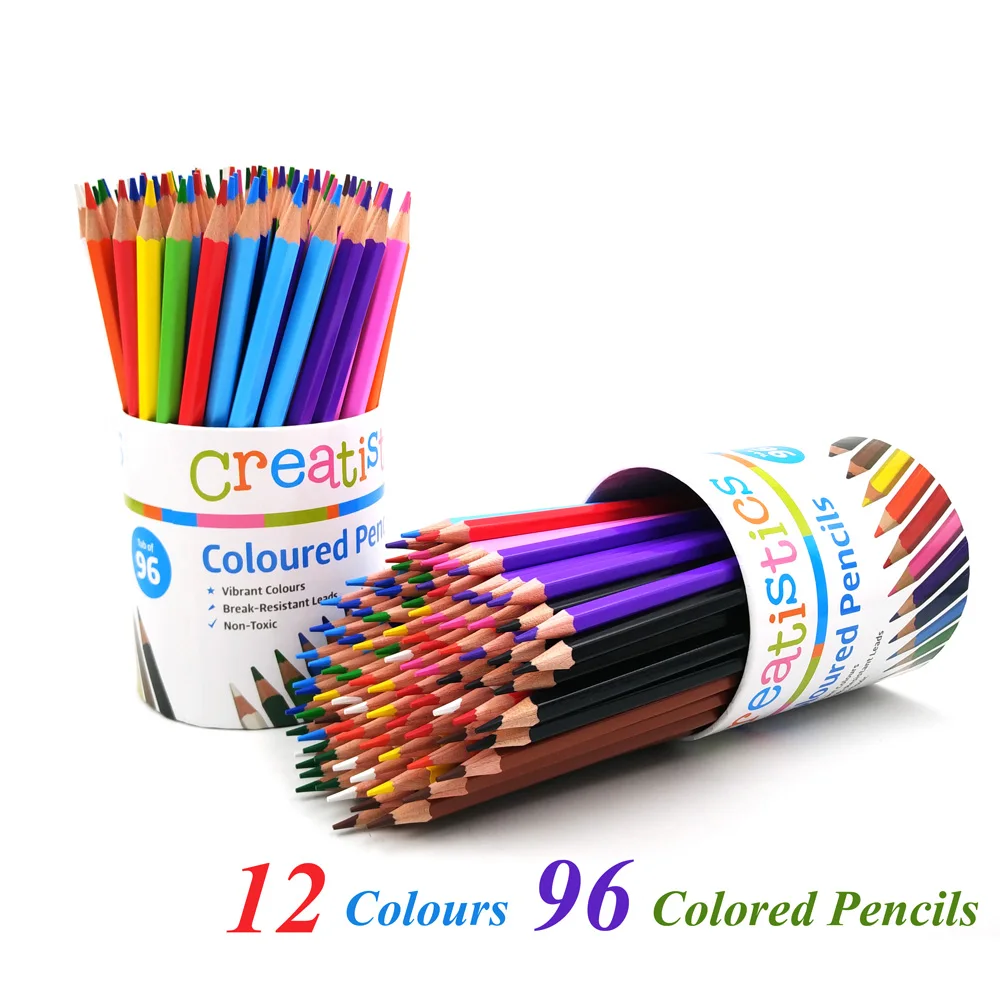 

12/24 цветной карандаш-хайлайтер, флуоресцентный маркер, карандаш для рисования, металлические цветные карандаши для цветов принадлежности д...