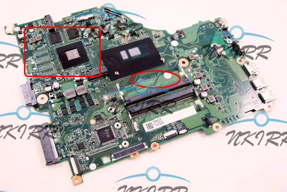 DAZAAMB16E0 ZAAA ZAAX32 NBGDW11002 NBGG711002 I3 Процессор 940MX DDR4 материнская плата для ноутбука Acer Aspire