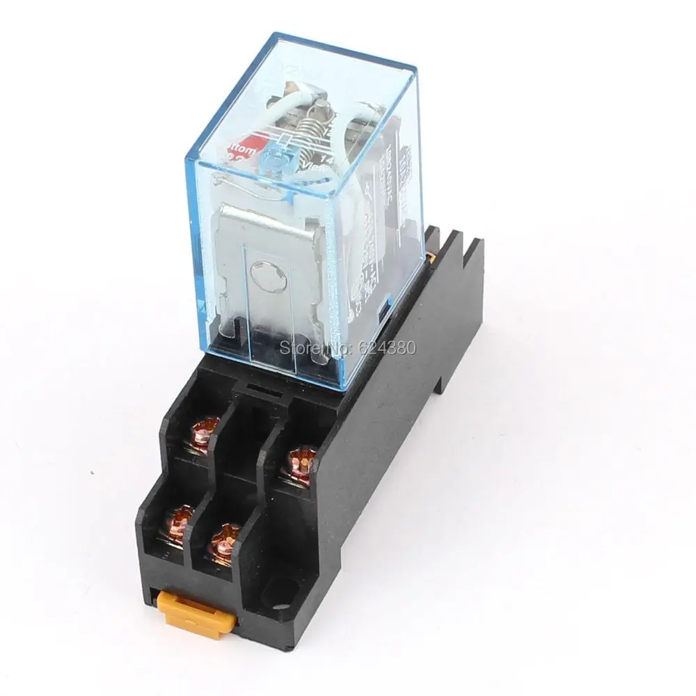 Fujiang MY2N-J AC 220V Катушка общего назначения реле DPDT 8 Pin 5A 240VAC/28VDC w Цоколь
