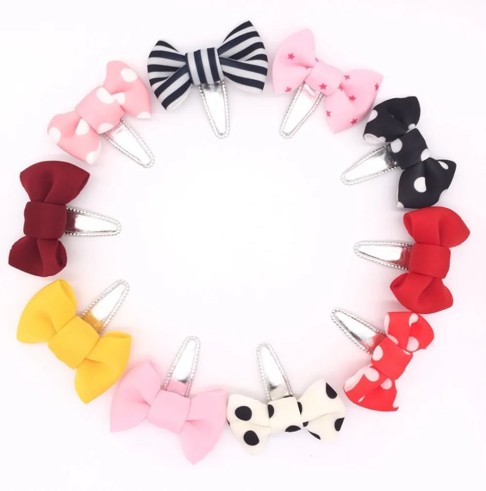 Chumirry kids 14 Colors Baby Tie Bow BB Hairpins Children Accessories Girls Headwear Princess Butterfly Shape Cute Barrette | Детская