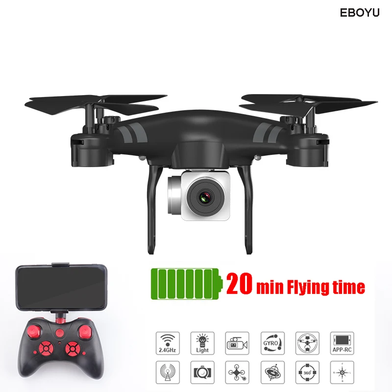 XKY KY101S 2,4 ГГц Радиоуправляемый Дрон 20 мин Время полета с 500 Вт Wifi FPV HD камера высота удержания Безголовый режим Радиоуправляемый квадрокоптер Дрон RTF
