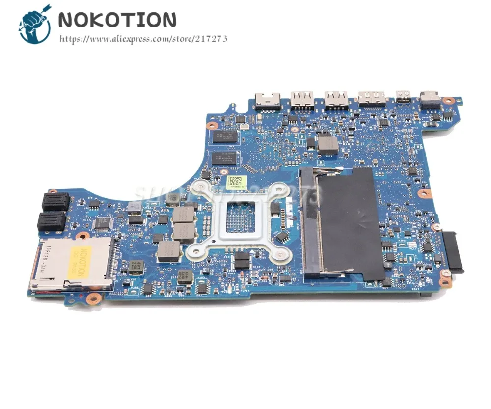 NOKOTION для Dell XPS 14Z L412Z материнская плата ноутбука CN-01GY8V 01GY8V PLW00 LA-7451P CPU GT520M 1GB |