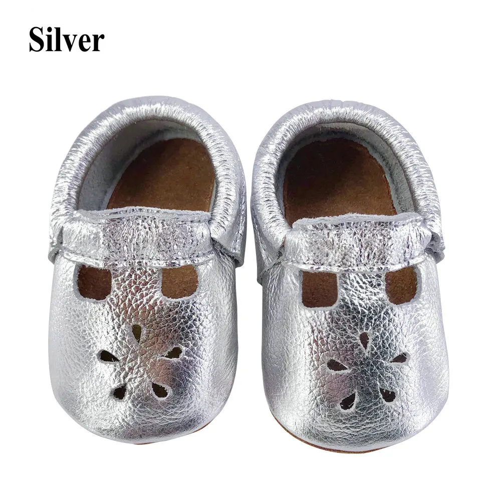 Silver Новые серебряные детские мокасины кисточка натуральная кожа детская обувь первые ходунки модные розовые золотые туфли - Цвет: Silver
