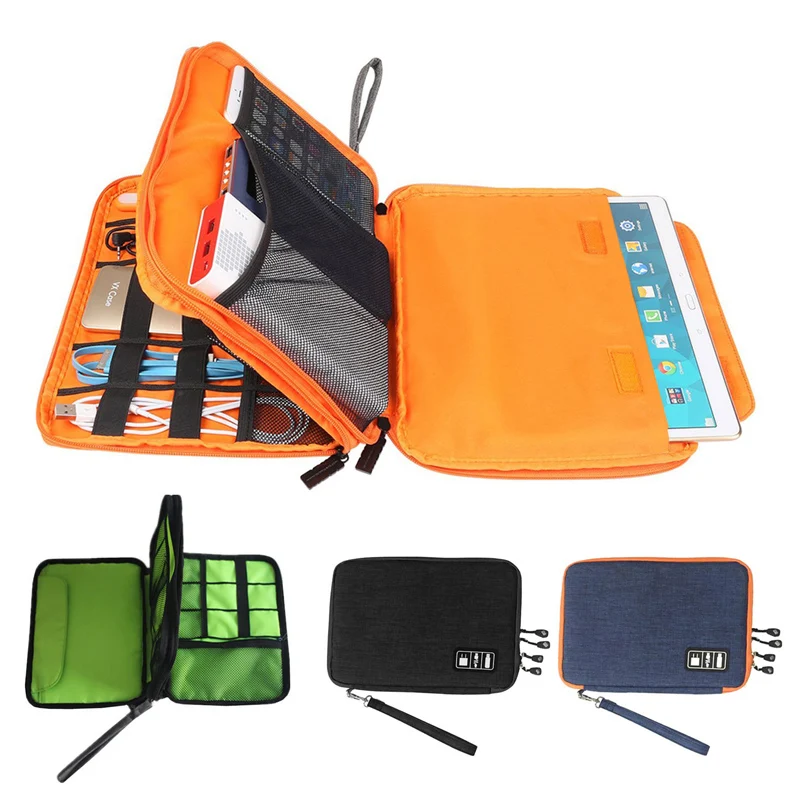 Двойной Слой Организатор Системы Kit Case Цифровых Устройств Гаджет USB Флэш