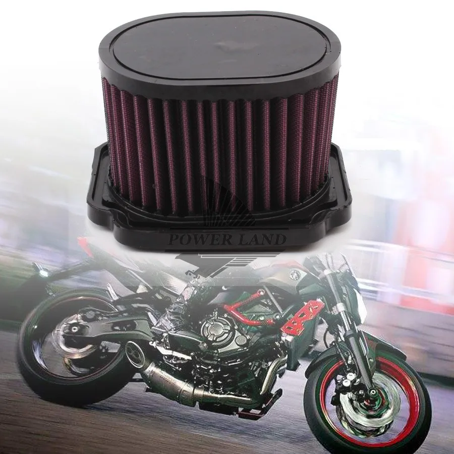 

For Yamaha MT07 FZ07 2014-2016 1pcs Motorcycle Accessories High Quality Flow Air Cleaner Replacement Filter Element