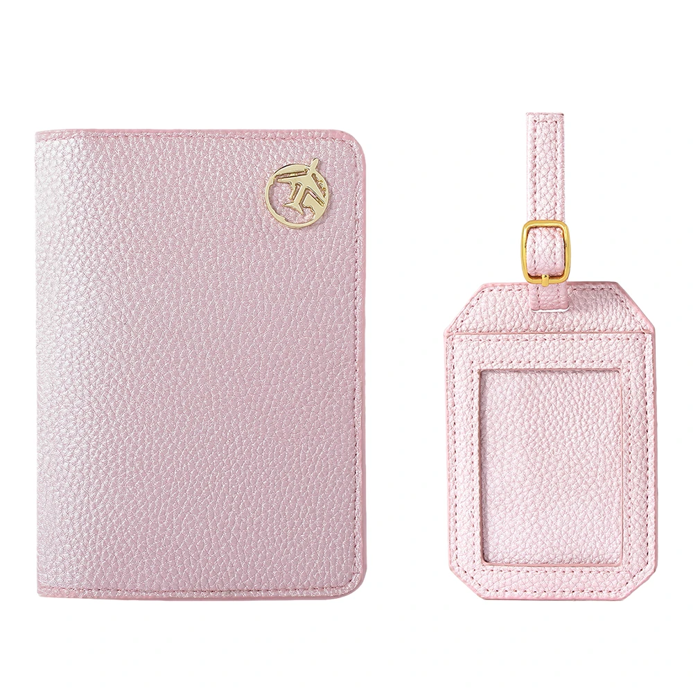 Держатель для паспорта с багажной биркой из искусственной кожи кошелек