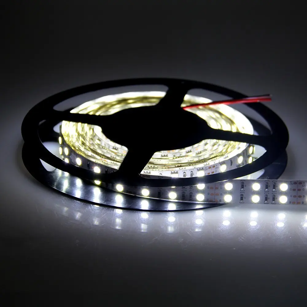 12 В постоянного тока 5 метров CRI&gt90 светодиодный ная лента SMD5050 600LED 120LED s на метр