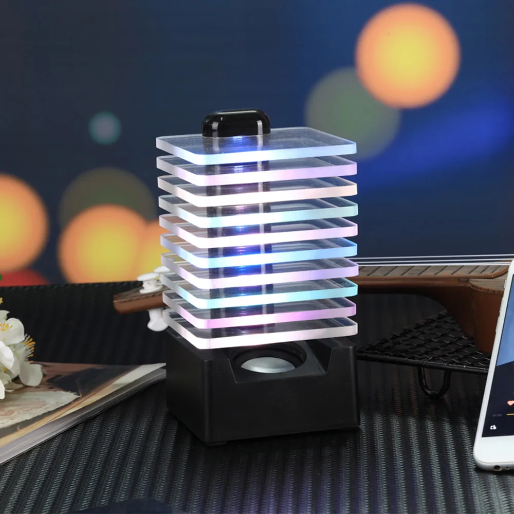 Беспроводной светодиодный Bluetooth-динамик портативный декоративный громкий