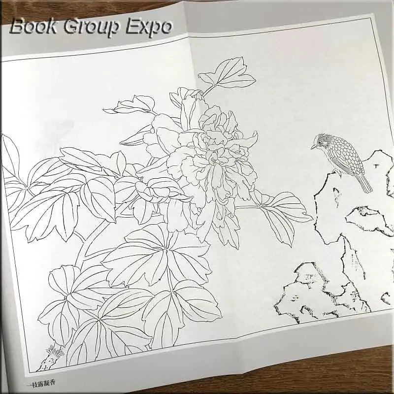 Практичная белая эскизная рукописная живопись рисование линий bai miao gong bi book для