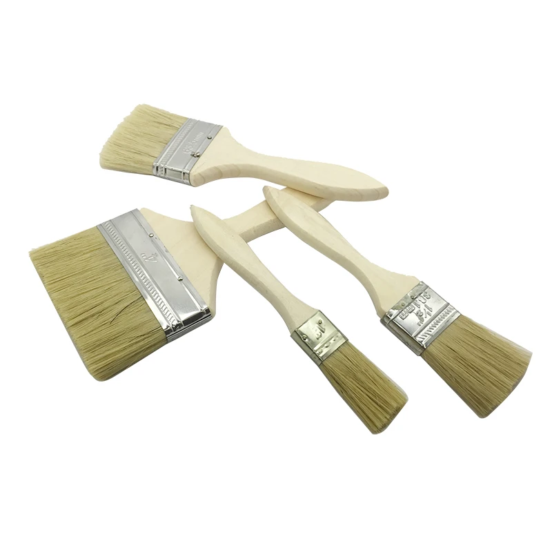 Mainpoint 9 шт. щетина волосы стены Краски кисти масло для деревянных ручек рисунок