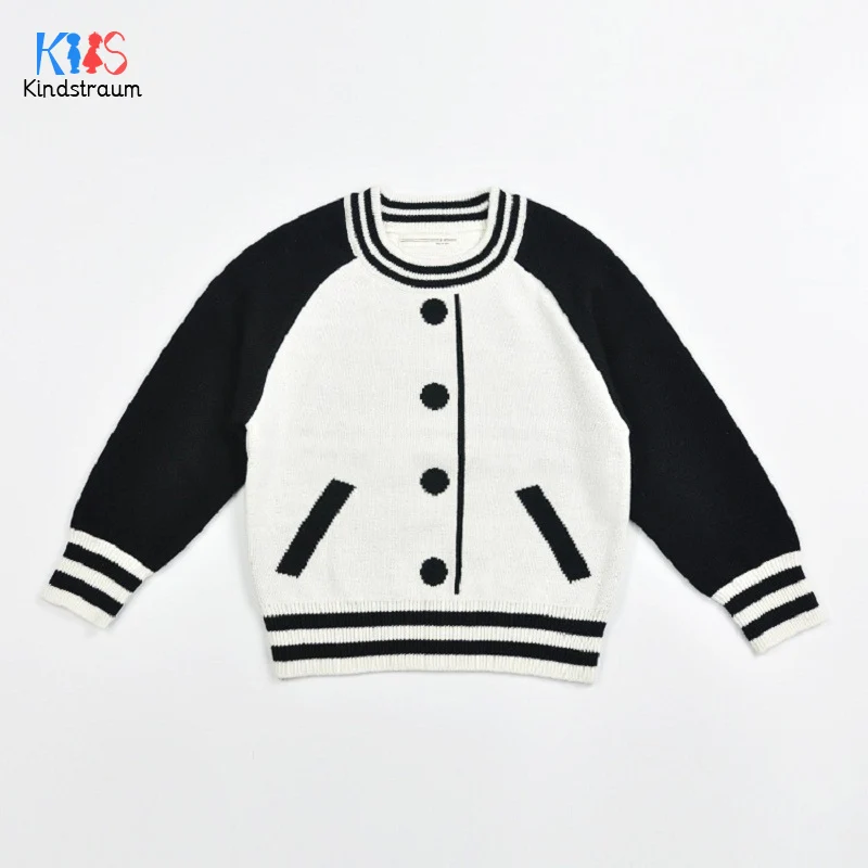 

Kindstraum/2018 г. Осенние детские хлопковые свитера одежда с длинными рукавами для мальчиков и девочек модная одежда с рисунком для детей RC1558