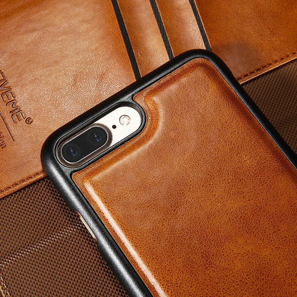 Чехол книжка FLOVEME из искусственной кожи для iPhone 6 6S Plus|Чехлы-портмоне| |