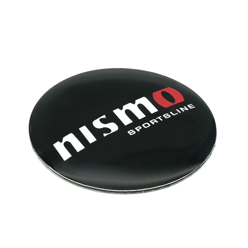 4 шт. автомобильные алюминиевые колпачки для колес NISMO эмблема Стайлинг наклейка