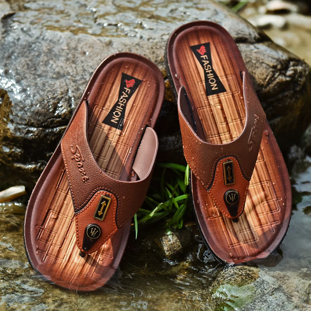 SAGACE/мужские шлепанцы летние пляжные сандалии высокого качества мужские Zapatos Hombre