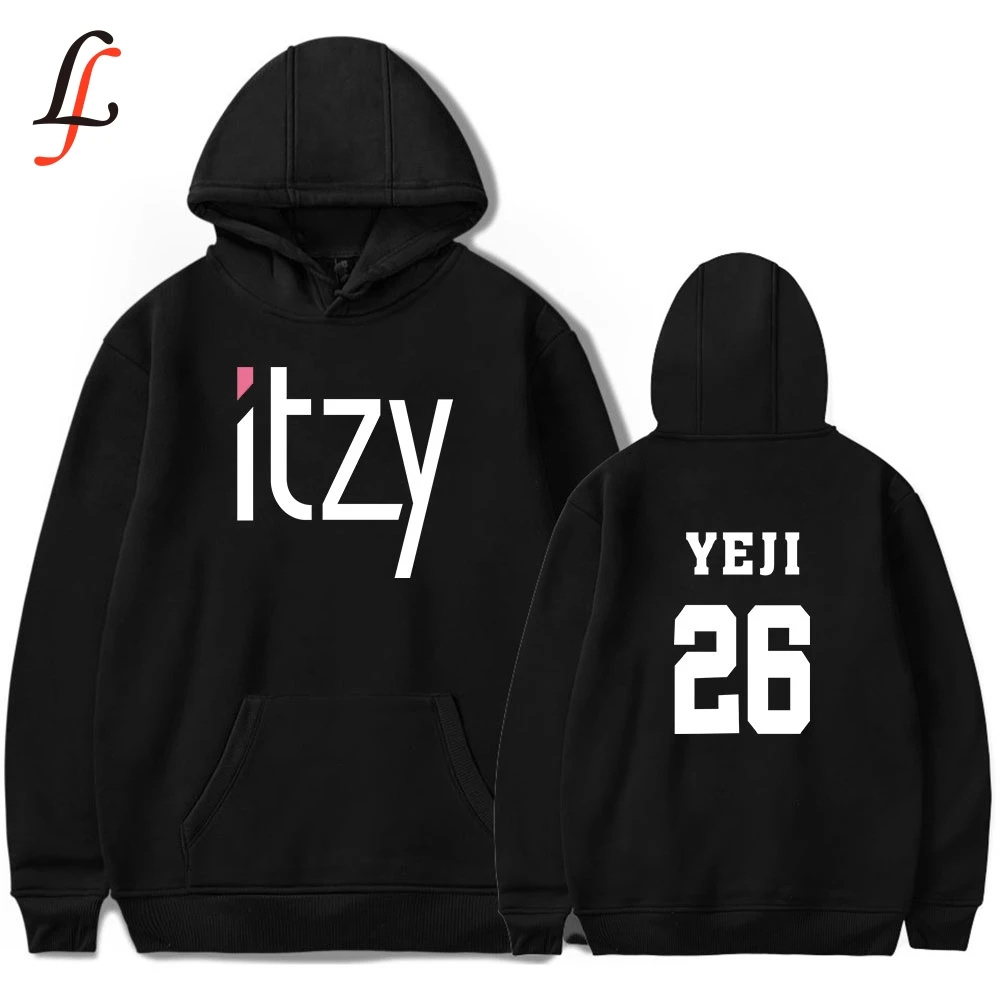 Itzy Kpop толстовки для мужчин Wo мужчин s толстовка с капюшоном свободные повседневные теплые толстовки свитшоты 6 цветов женский джемпер спортивные костюмы оверсайз