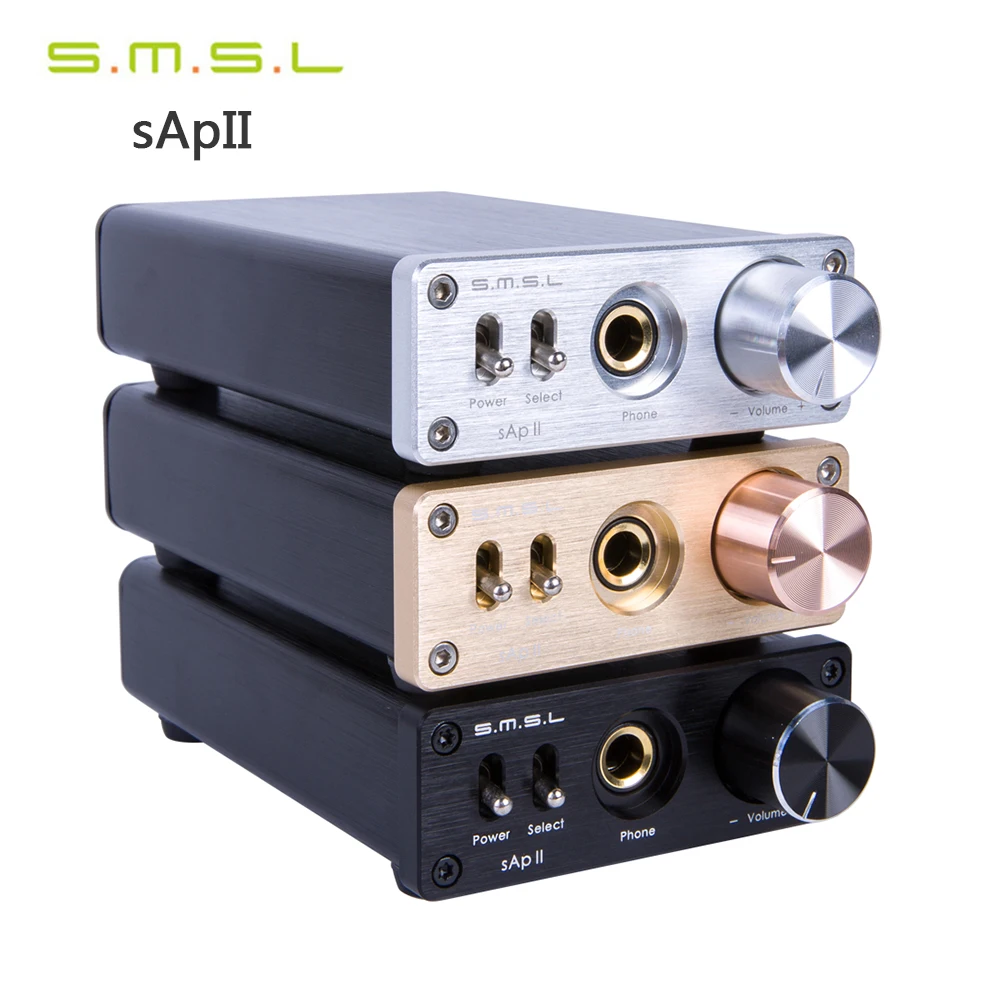 SMSL sApII Pro TPA6120A2 High Fidelity Hi Fi стерео Усилители для наушников большой Мощность
