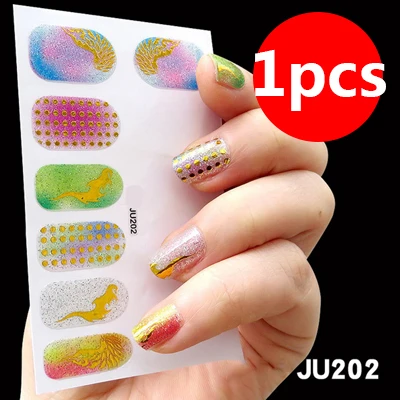 1pcs style 16 Putimi 3D стикер для ногтей, художественная водная наклейка, украшение для дизайна ногтей, металлический декор для ногтей, фольга, сделай сам, золотой металлик, дизайн для маникюра - Цвет: 1pcs style 16