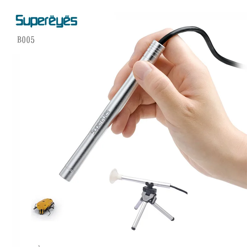 Supereyes B005 1 500x зум USB микроскоп ручной эндоскоп|Камеры видеонаблюдения| |