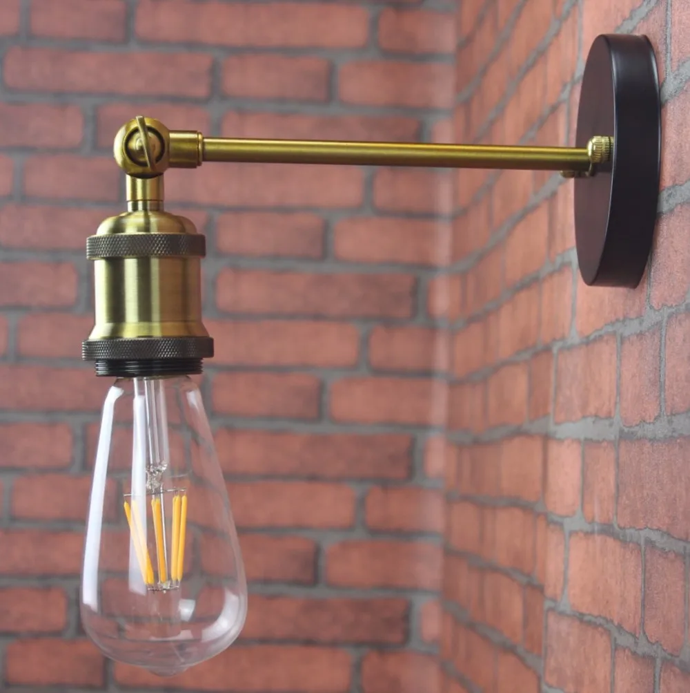 Wall Lamp Lampara de pared Interior Light Bedside Lamps Industrial Sconce Bedroom Lighting Lights Home 110V / 220V E27 | Лампы и