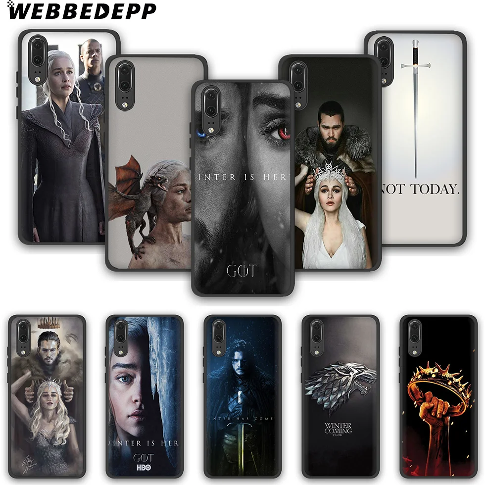 WEBBEDEPP чехол для телефона из ТПУ с изображением Игры престолов Джон Сноу Huawei P10 P20 P30