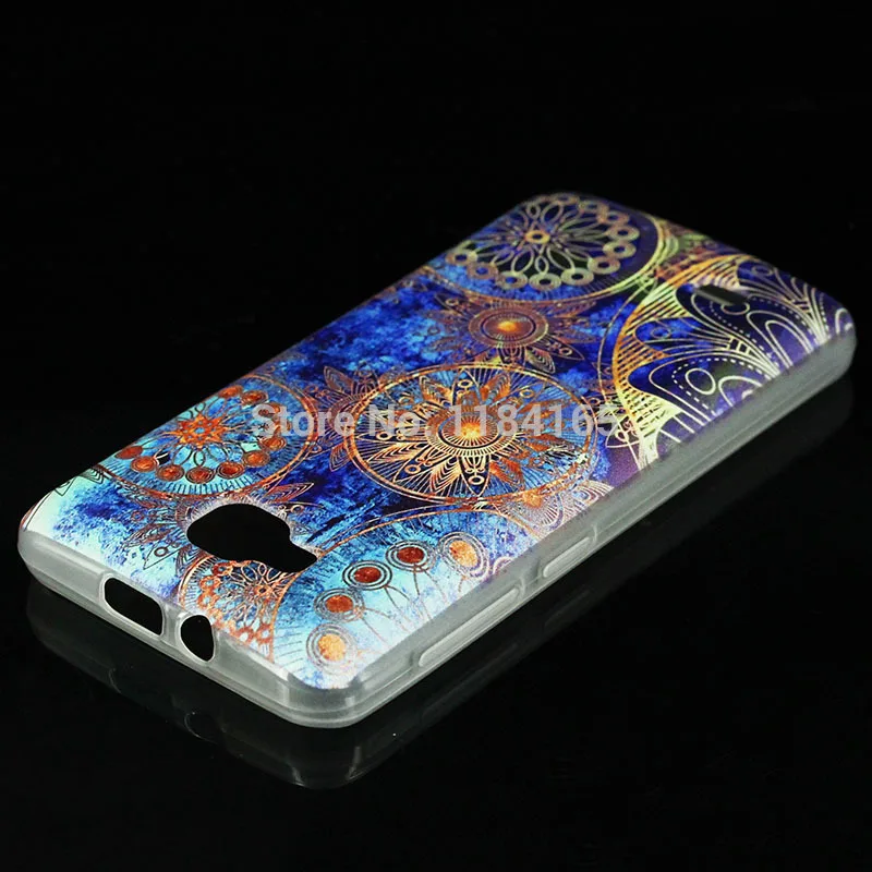 Fashion Translucent Soft TPU Case for ZTE Blade A5 Pro Skin Gel Cover Beautiful Flower |