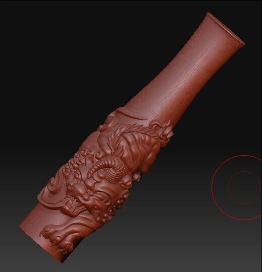 3D модель рельef с ЧПУ в формате STL Dragon Tobacco pipe 1 | Инструменты