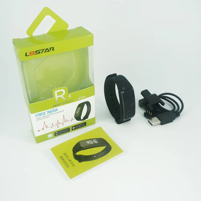 Huacp R1 смарт браслет группы сердечного ритма Приборы для измерения артериального