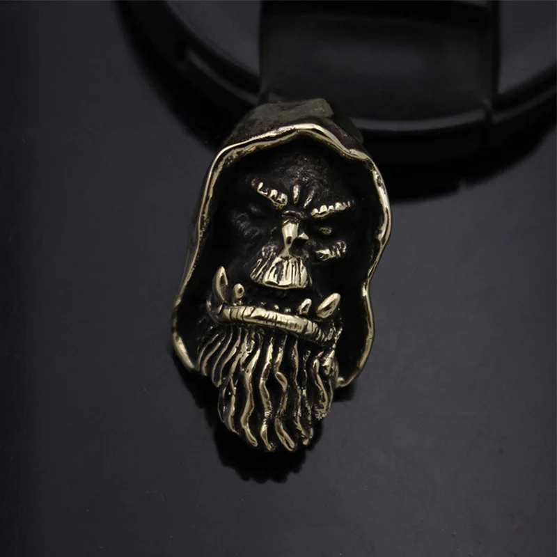 EDC латунный Orc гулдан нож для моделирования бисер Пряжка шнура зонтик веревка