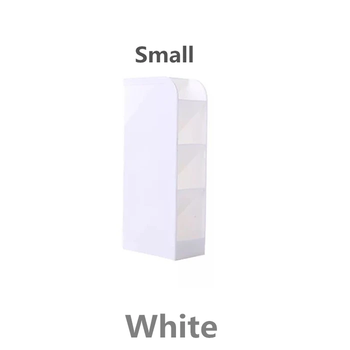 White-Small Органайзер Домашний для хранения, карандаш, трубка, товары для дома и офиса, карандаш, косметический горшок, держатель для ручек, Канцелярский стеллаж для хранения, Настольный стеллаж для хранения - Цвет: White-Small