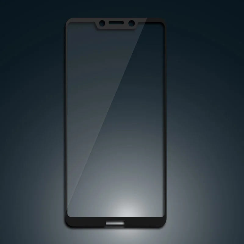 3D закаленное стекло для Sharp S3 Полное покрытие экрана Взрывозащищенная защитная