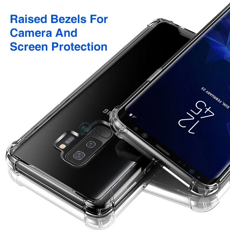 Для samsung Galaxy S10e S9 plus TPU прозрачный чехол для телефона Note 9 A8s A6s A8 J6 J4 2018 Мягкая