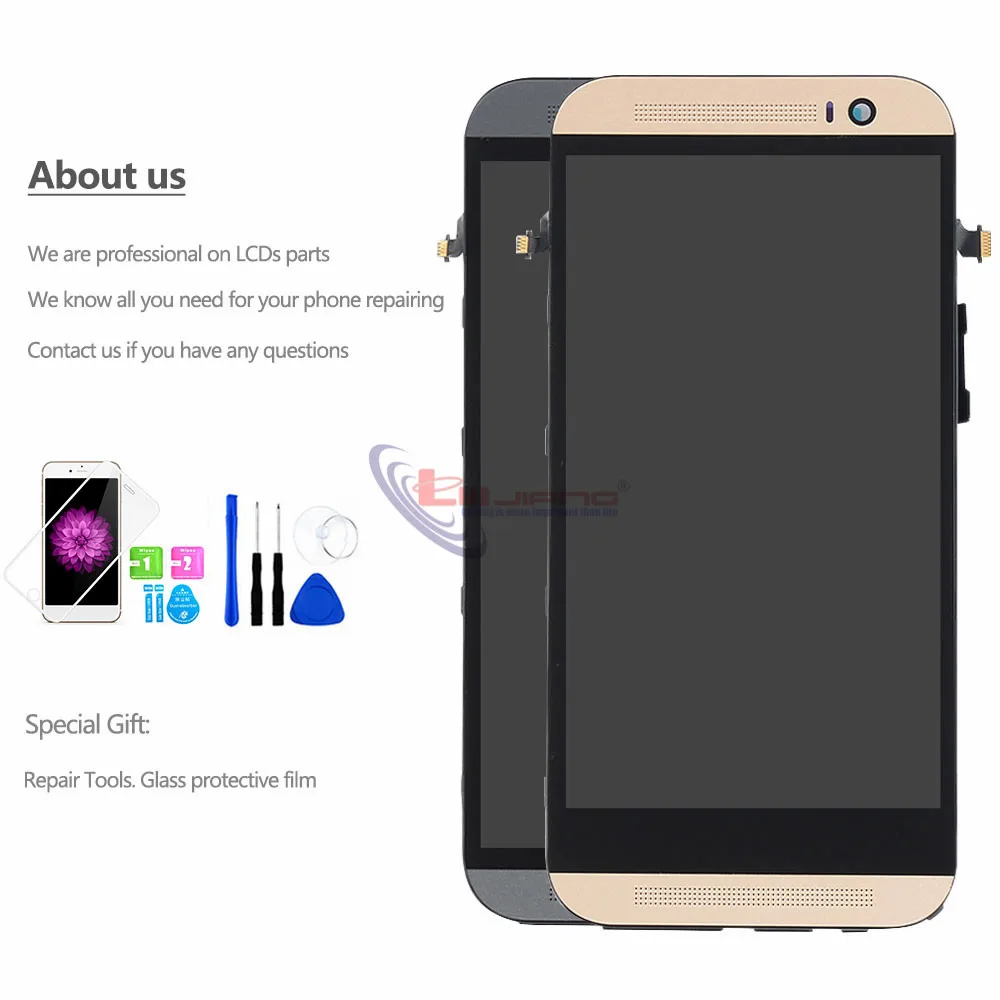 Оригинальный ЖК дисплей для HTC ONE M8 831c сенсорный экран дигитайзер с рамкой в сборе