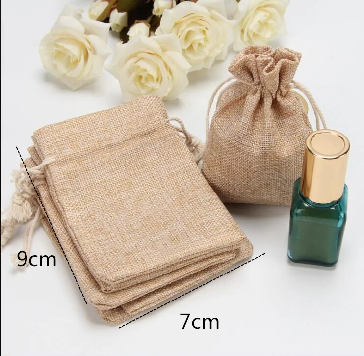 

Free Shipping cloth gift Wrap bag vanilla Drawstring Beam Drawstring Packaging Bag 50 pcs Souvenire Baby Shower Wedding Pack