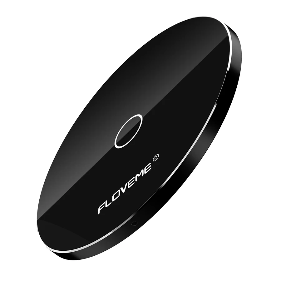 10W Type 2 Black FLOVEME Qi Быстрое беспроводное зарядное устройство для iPhone XR XS Max X 10 Вт USB мощное Беспроводное зарядное устройство для iPhone 8 Plus samsung Note 9 - Тип штекера: 10W Type 2 Black