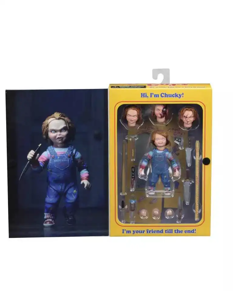 10 см NECA GOOD GUYS кукла Чаки ПВХ фигурка Коллекционная модель игрушки|Игровые фигурки