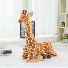 Огромный Жираф в реальной жизни, плюшевые игрушки, милые мягкие куклы-животные, мягкая имитация жираф, высококачественный подарок на день рождения, детская игрушка