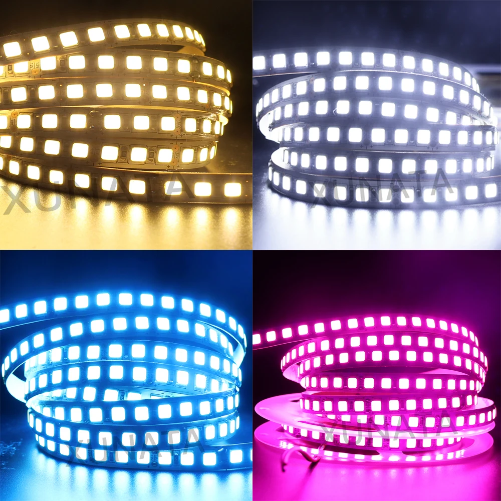 Светодиодная лента XUNATA SMD5054 5 м 12 В 600 светодиодный водонепроницаемая гибкая