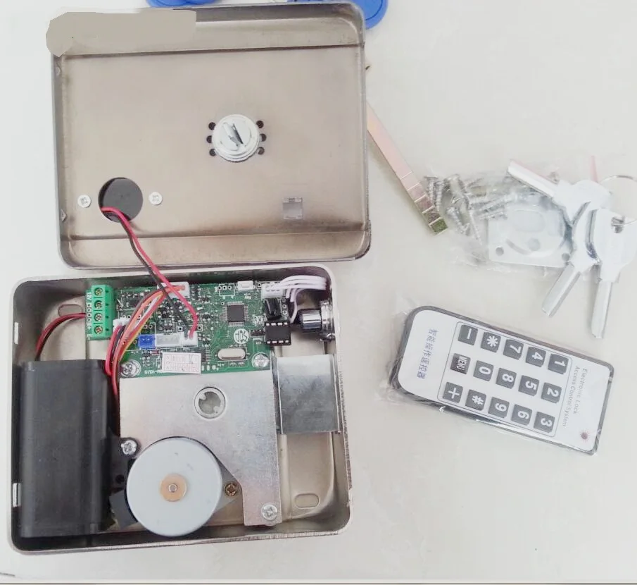 Питание от батареи/12VDC 13 56 IC RFID считыватель Электрический замок двери ворота