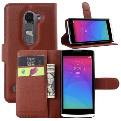 Кошелек Стиль PU Кожаный Чехол Для LG Leon C40 Защитная Крышка с stander Funtion Карты Слот |