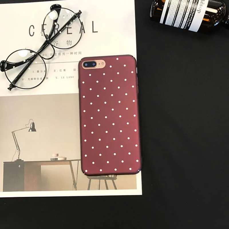 Модный простой волнистый чехол для телефона iPhone X XR XS Max 5 5S 6 6S Plus матовая полная