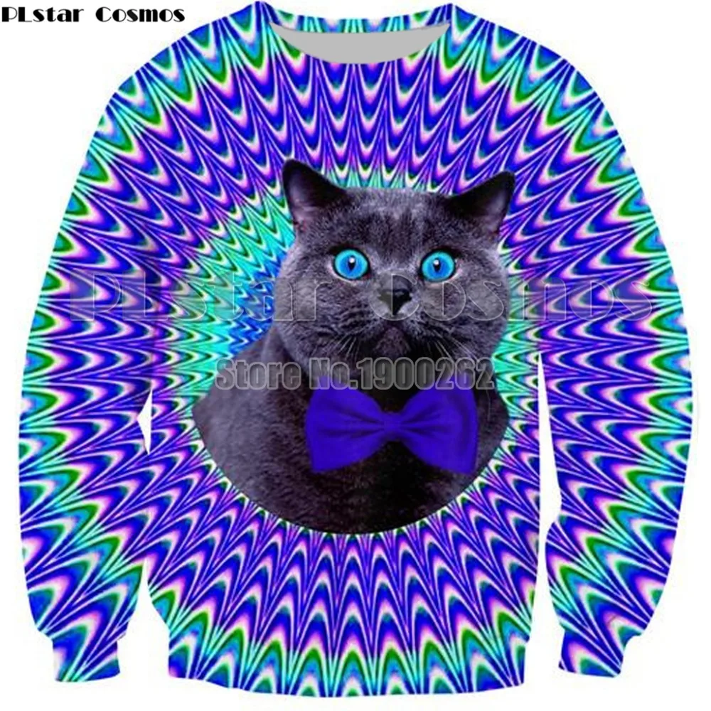 

Толстовка PLstar Cosmos со смешными животными/кошками/тиграми/змеями, модные толстовки, толстовка с 3D-принтом, Прямая поставка