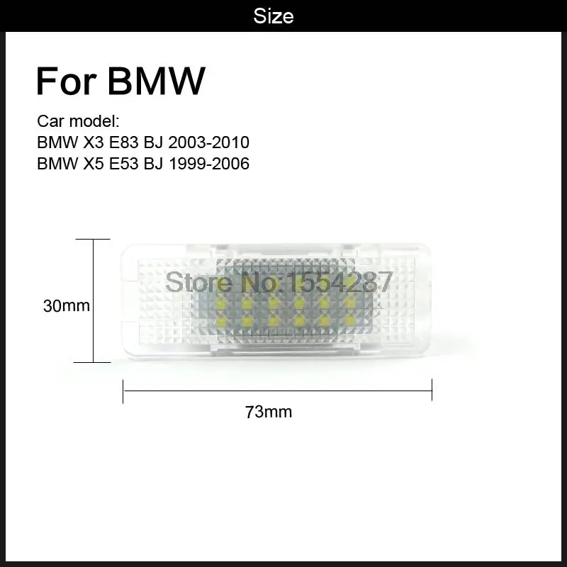 2 шт. прямой покрой светодиодный любезно дверные фонари для BMW e39 e53 X5 E52 Z8|Фара авто