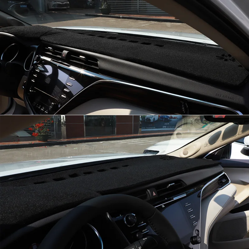 Коврик для приборной панели QCBXYYXH Toyota 8th Camry 2017 2018 защитный коврик интерьера