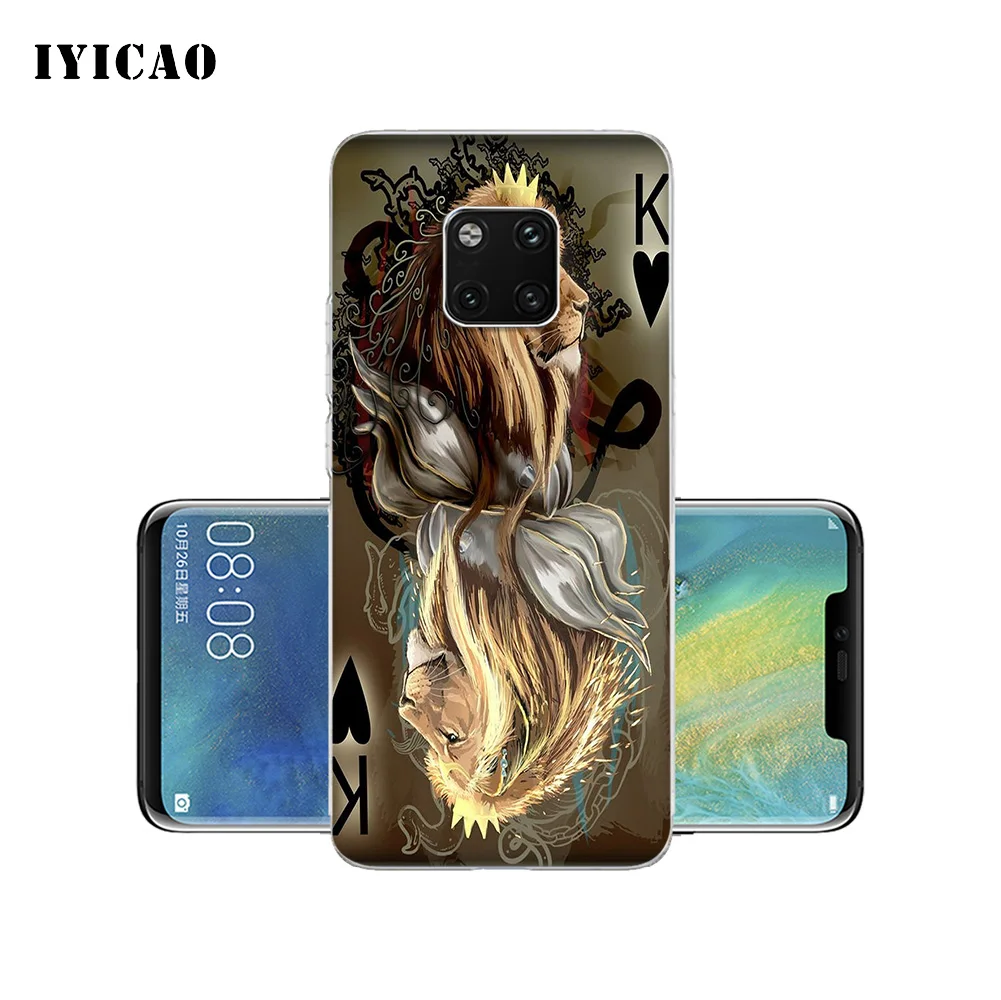Мягкий силиконовый чехол для телефона IYICAO The Lion King Simba Huawei Mate 10 20 Lite Pro Nova 2 2i 3 3i 4 из