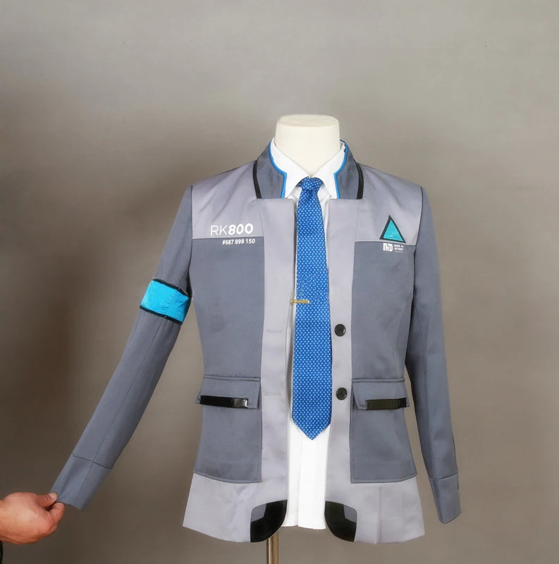 Карнавальный костюм Connor RK800 пиджак рубашка Униформа пальто|Игровые костюмы| |